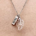thumbnail image 3 of Uloveido Mustard Seed Faith Christian Religious Pendant Necklace, Stainless Steel, Charm Leaf Design Openable Bottle Case Y756-1, 3 of 7