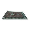thumbnail image 2 of Ahgly Company Indoor Round Persian Light Blue Traditional Area Rugs, 5' Round, 2 of 4