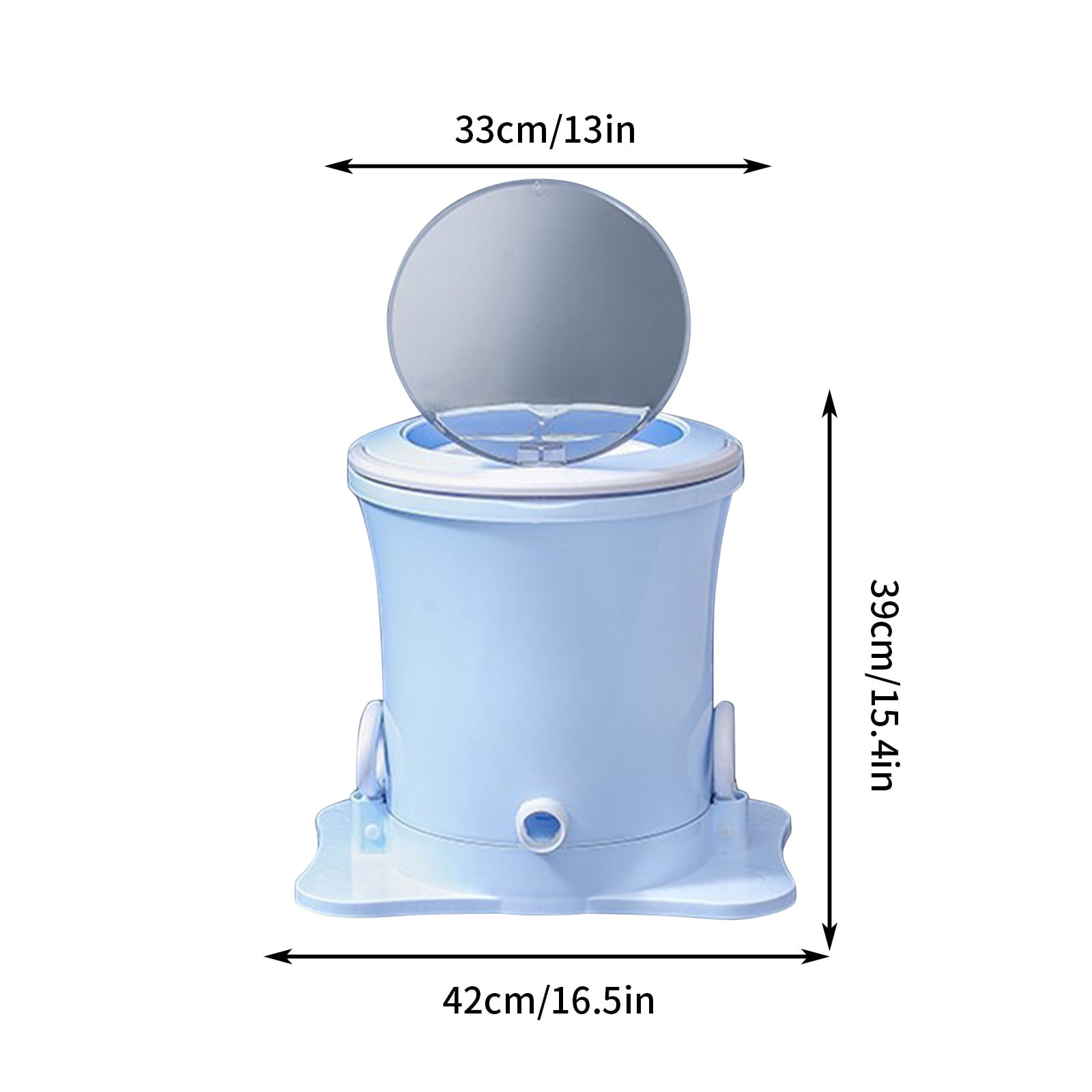 Hand Crank Clothes Wringer, Manual Portable Clothes Dryer and Dehydrator, Efficient Water Removal, Large Capacity, Stainless Steel and ABS Construction, Household Laundry Tool, Eco-Friendly