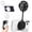 Black, variant on Magnetic Phone Fan, Portable Mini Fan with Adjustable Ring Holder, USB Small Desk Fan for Phone, Summer Outdoor Accessories - Black