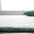 thumbnail image 4 of SAFAVIEH Abstract Malvina Geometric Area Rug, Blue/Ivory, 6' x 6' Round, 4 of 11