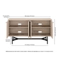 thumbnail image 5 of Evelyn&Zoe Modern/Contemporary 58" Wide Alder White Buffet Table, 5 of 7