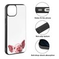 thumbnail image 2 of FINCIBO Soft Rubber Protector Cover Case for Apple iPhone 14 6.1" 2022, Baby Pig, 2 of 5