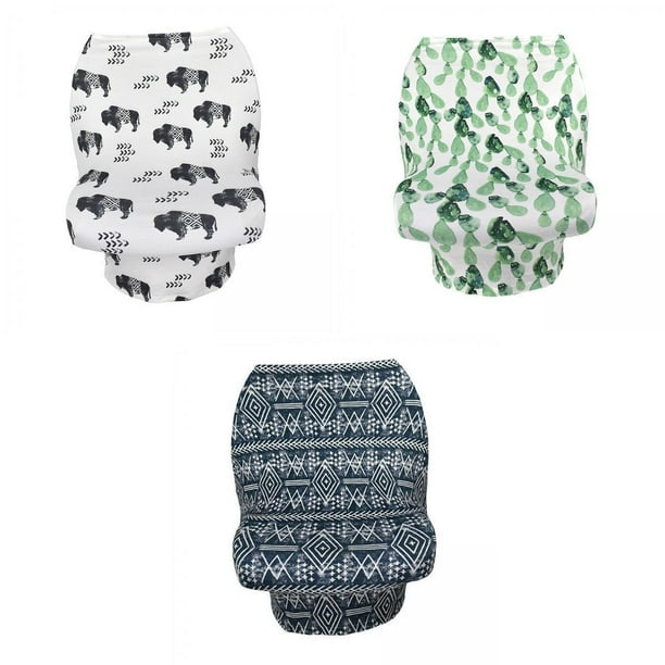 Funda para cochecito,Funda de cochecito Funda de lactancia para cochecito,Baby Carseat Canopy Car Seat Cubierta de enfermería,Carro de Cubierta de asiento de coche de bebé Bufanda Zulema Funda para cochecito