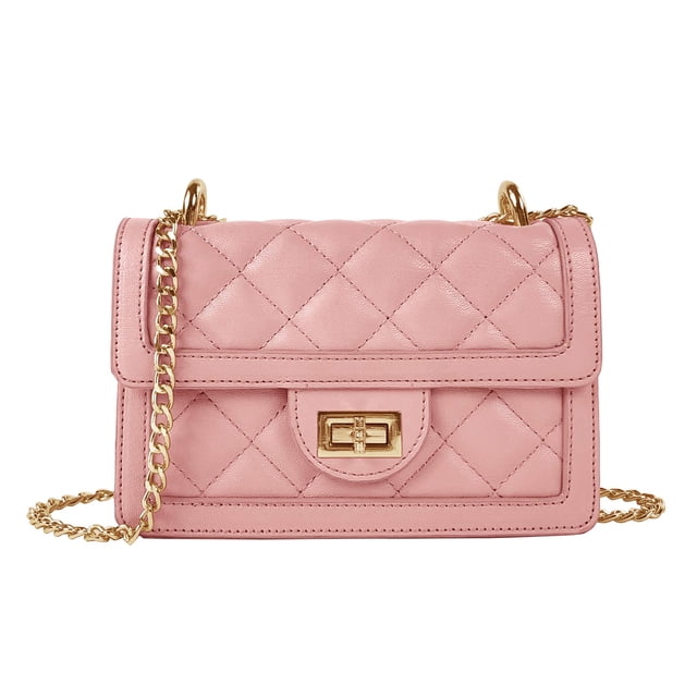 Bandolera SG SUGU pequeña acolchada para mujer rosa