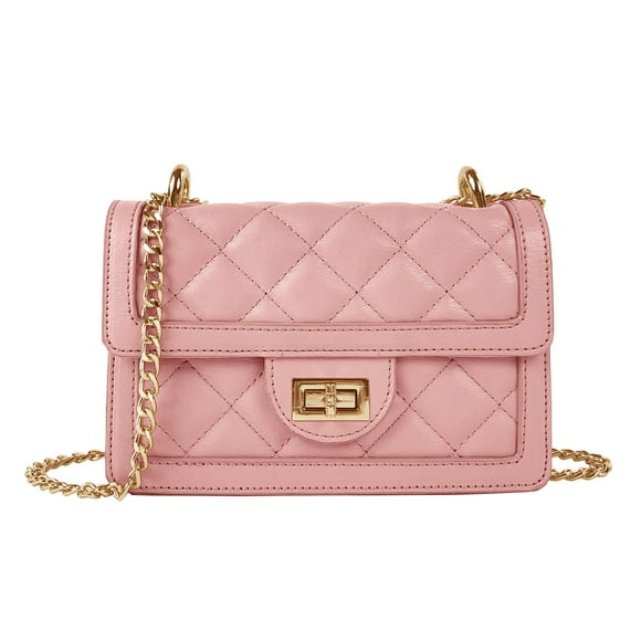 Bandolera SG SUGU pequeña acolchada para mujer rosa