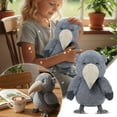 thumbnail image 2 of Cute Shoebill Bird Plush toy, Soft Fluffy Stuffed Animal with Oversized Beak & Round Eyes, Ideal for Kid Holiday Presents, Birthday Surprises, and Everyday Companion Playtime, 2 of 6
