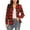 Red, variant on MITCOWBOY Flannel Shirt for Women 2024, Plaid Shirts for Women Long Sleeve Button Down Christmas Fall Jacket, Long Sleeve T Shirt, Black L