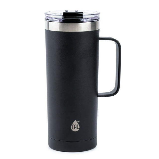 TAL Stainless Steel Mountaineer Coffee Mug 20 fl oz, Black