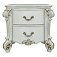 thumbnail image 5 of ACME Vendome 2-Drawer Wooden Nightstand in Antique Pearl, 5 of 6