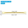 thumbnail image 2 of Unique Bargains Brass Bar Links for Jewelry Making, 25mm/0.98' Golden,30Pack, 2 of 6