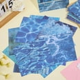 thumbnail image 4 of 24Pcs Water Background Scrapbook Paper 6 x 6in Cadet Blue Sea Ocean Texture Patterned Greeting Cardstock Decorative Paper Pad Sheets for Album Scrapbooking Journal Cards DIY Making Decor 1set, 4 of 9