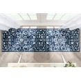 thumbnail image 6 of Well Woven Dazzle Disa Vintage Bohemian Oriental Floral Dark Blue 2'3" x 7'3" Runner Area Rug, 6 of 9