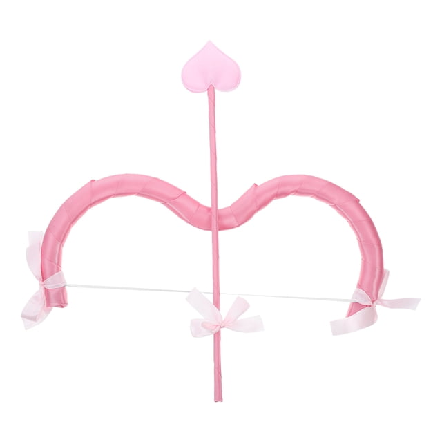 KAKOWELY 1 juego de mini arco y flecha de Cupido, kit de disfraz de Cupido para San Valentín, accesorios de cosplay para celebraciones navideñas.