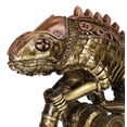thumbnail image 4 of Geared Clockwork Vintage Steampunk Iguana Lizard Coiling On Stand Figurine, 4 of 9