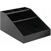 9-Pocket Coffee Condiment Organizer, Rack, Dispenser
