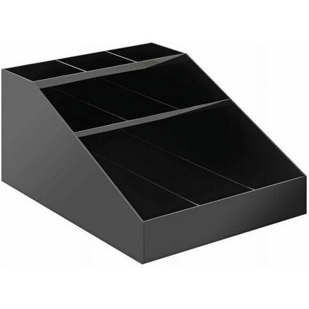 9-Pocket Coffee Condiment Organizer, Rack, Dispenser