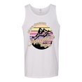 thumbnail image 2 of Wild Bobby Let Our Classroom Adventure Begin Mountain Sunset Light Colors Pop Culture Men Tank Top, White, Small, 2 of 6