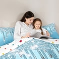 thumbnail image 5 of Castle Fairy Gradient Bling Glitter 3-Piece Full Size Comforter Sets for Women Men Teens,Sparkling Sequin Bedding Comforter Set,Dreamy Princess Lightweight Bedding Sets,Super Cozy Room Decor, 5 of 8