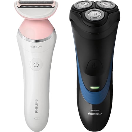 Philips Norelco Shaver 2100 and Philips SatinShave Bundle