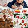 thumbnail image 3 of 6 Piece Christmas Cookie Cutter Holiday Cookie Cutter Shapes For Baking, 3 of 5