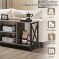 thumbnail image 5 of Alden Design TV Stand with Storage for TVs up to 65'', Taupe Wood, 5 of 10