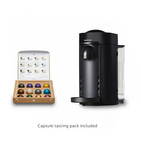 De'Longhi - Nespresso Vertuo Plus Deluxe Coffee and Espresso Maker by De'Longhi, Matte Black - Matte Black