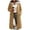 Khaki, variant on cocolona Womens Winter Long Cardigan Coat Long Sleeve Button Hooded Trench Coat Fashion Solid Color Pea Coat Casual Overcoat Outwear