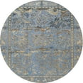 thumbnail image 1 of Ahgly Company Indoor Round Traditional Dark Gray Animal Area Rugs, 3' Round, 1 of 6