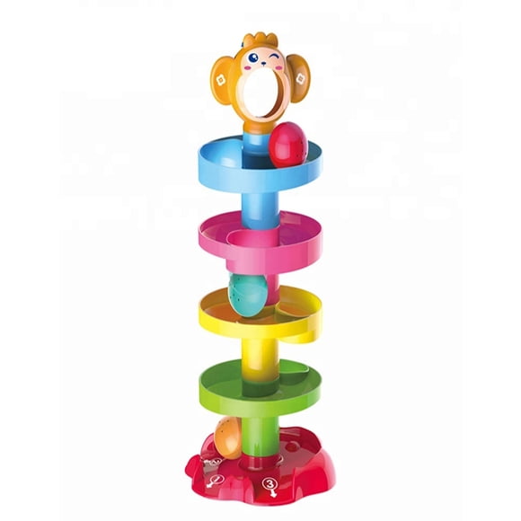 Ball Drop Roll Swirling Tower Toy Color Brillante Niños Kid Juguete Educativo Storyland 780205