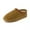 Chestnut, variant on Women's Keto Mule Slippers - Genuine Suede Cozy & Stylish, Memory Foam & Faux Shearling Slippers for Women