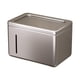 thumbnail image 2 of Caja de pañuelos para baño, soporte para papel higiénico, creativa y resistente, para montar en la pared. Gris, 2 of 9