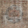thumbnail image 1 of Ahgly Company Machine Washable Indoor Square Traditional Sienna Brown Area Rugs, 6' Square, 1 of 7