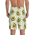 thumbnail image 3 of Kdxio Avocado Doing Sport Print Mens Sleep Shorts Bottoms Soft Comfy Pajama Wear Pants with Drawstring Pockets, 3 of 7