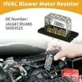 thumbnail image 2 of Unique Bargains HVAC Blower Motor Resistor Heater Blower Resistor No.JA1647/RU480/56003525 1 Pcs, 2 of 6