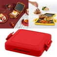 thumbnail image 4 of CNKOO Microwave Toastie Maker  Microwave Toastie Sandwich Maker Versatile Small Toaster  Easy to Clean and Store  Perfect for Cooking Breakfast  Grilled Cheese  Snacks, 4 of 6