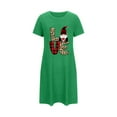 thumbnail image 5 of TMOYZQ Nightgowns for Women Spring Summer Sleepshirts Short Sleeve Cute Print Nightshirt Tshirt Night Gown Casual Sleepdress Comfy Nightdress on Clearance, 5 of 5