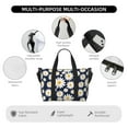 thumbnail image 3 of Sigee Daisy Floral for Hand Travel Bag,Sports Tote Gym Bag for Men and Women, 3 of 7