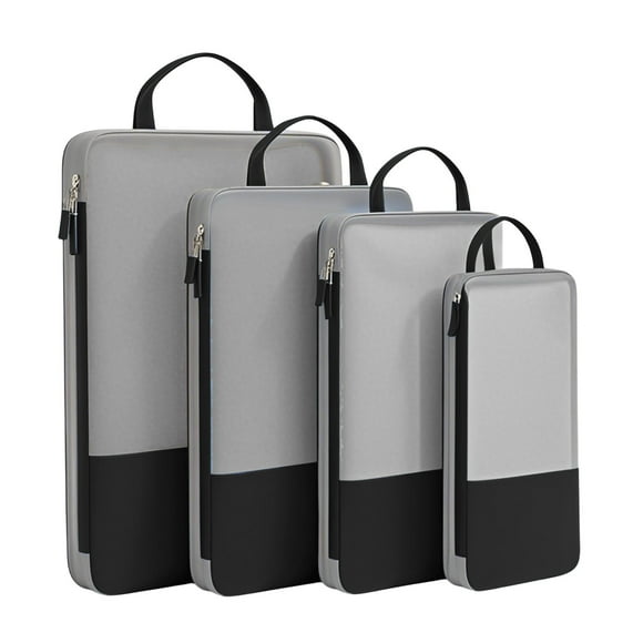 Packing Cubes for Travel 4-Piece Travel Compression Package Cube Set Space Saving Luggage Manager Mesh Bag Easy Travel Packagingcompression Packing Cubes