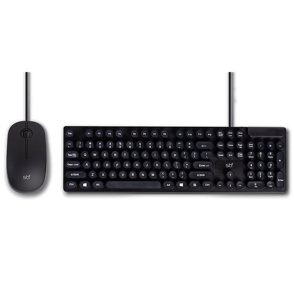 Combo alámbrico 2 en 1 STF Teclado + Mouse