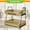 Baked Color, variant on 2-Tier Wooden Fruit Basket with 3 Banana Hangers, Farmhouse Style Countertop Organizer for Fruits & Vegetables