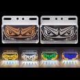 thumbnail image 5 of yaaqii 24V Truck Eye LED Side Marker Lights Waterproof Super Bright Metal Turn Signal, 5 of 7