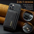 thumbnail image 2 of Wallet Case For IPhone 14 13 12 Pro Max Plus With Card Holder,Detachable Magnetic Faux Leather Kickstand Case With 8 Card Slots,Shockproof Cover, 2 of 5