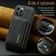 thumbnail image 2 of Wallet Case For IPhone 14 13 12 Pro Max Plus With Card Holder,Detachable Magnetic Faux Leather Kickstand Case With 8 Card Slots,Shockproof Cover, 2 of 5