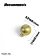 thumbnail image 2 of Goo-Ki Brushed Gold Cabinet Knob with 1''(25mm) Dia, Modern Solid Zinc Alloy Drawer Knob, Minimalist Style Cabinet Pull Drawer Handle Wardrobe Cabinet Door Handle 6 Pack, 2 of 5