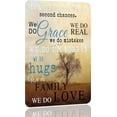 thumbnail image 2 of Inspirational Quotes Motivational Family Wall Art Metal Signs Decor For Bedroom Living Room Wall Decor 12"x8", 2 of 4