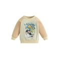 thumbnail image 1 of xiaxaixu Baby Fall Pullovers Long Sleeve Round Neck Cowboy Print Raglan Sweatshirts Infant Clothes, 1 of 8