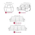 thumbnail image 2 of 1 2 3 4Seater Sofa Cover Slipcover Stretch Elastic Couch Furniture Protector Fit, 2 of 5