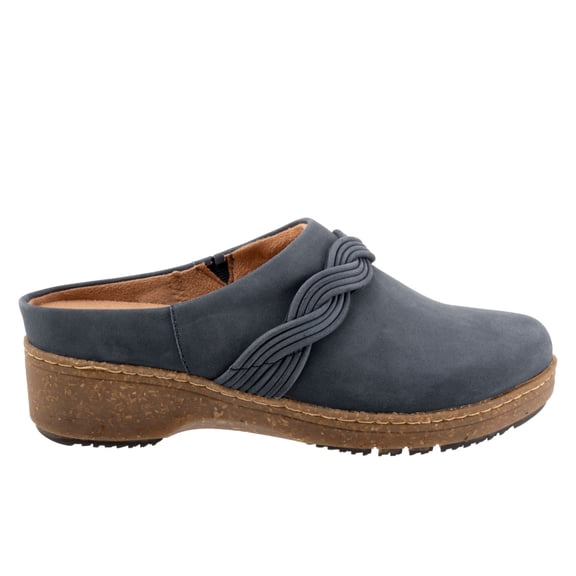 SoftWalk Adult Womens Arvada Twis Clog Flats