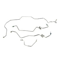 Front Brake Line Kit - Fits 82-87 El Camino - Galfan Coated Steel - The Stop Shop